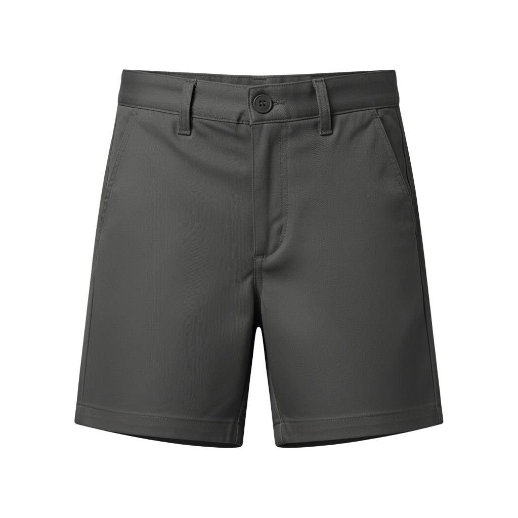 short gris oscuro