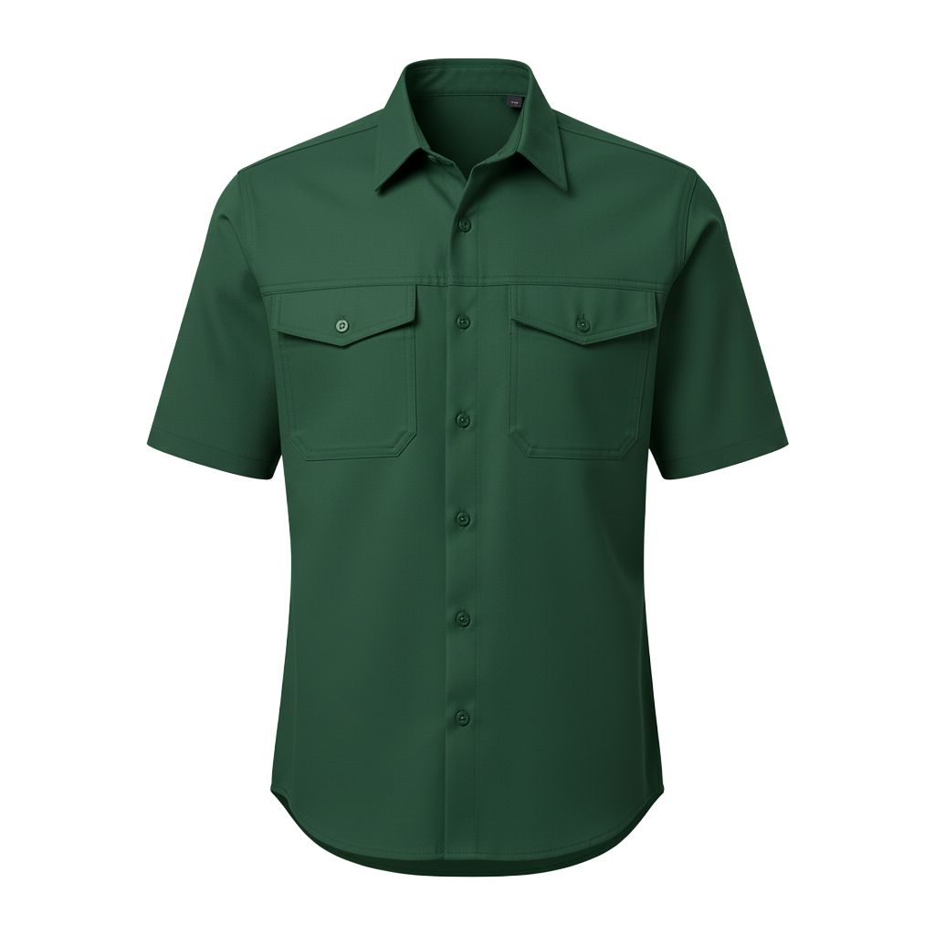 Camisa verde hombre